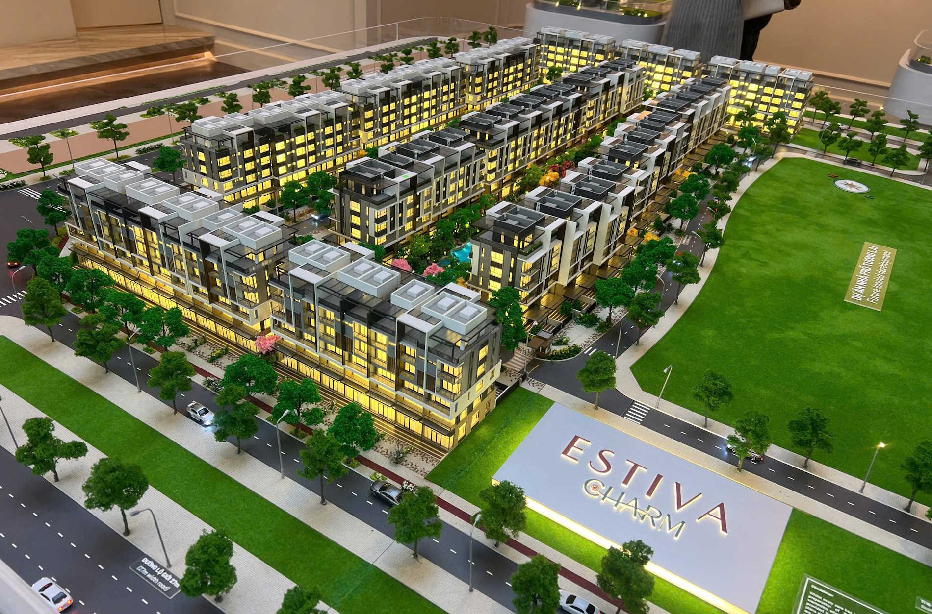Sa bàn minh họa thực tế Estiva Charm - Mailand Hanoi City