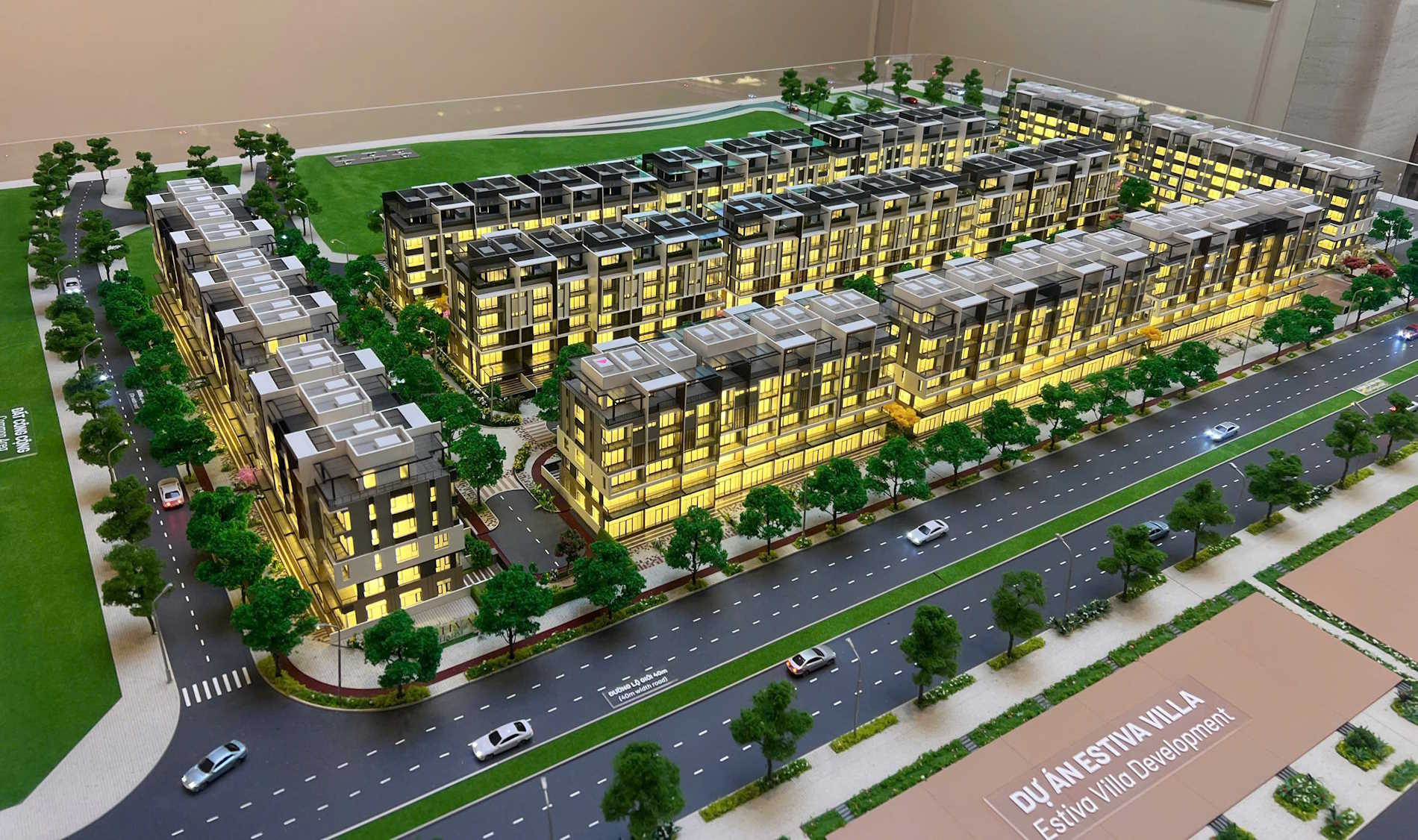 Sa bàn minh họa thực tế Estiva Charm - Mailand Hanoi City