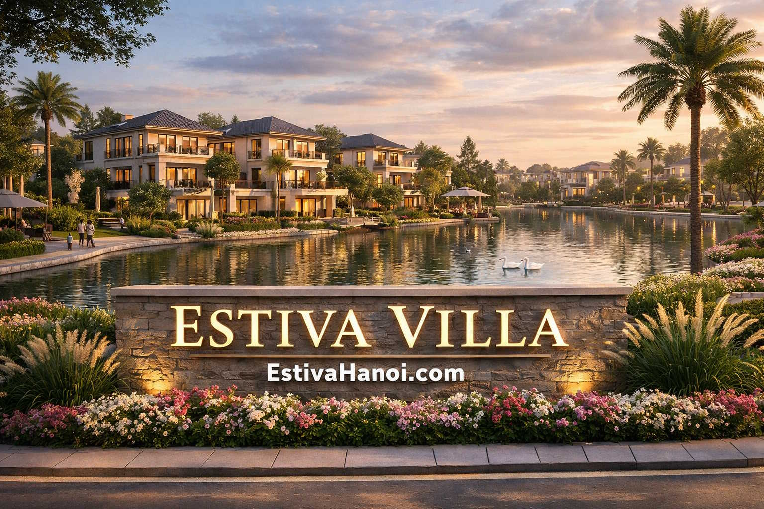 Estiva Villa – Biệt thự thấp tầng trong hệ phân khu Estiva tại Mailand Hanoi City